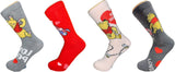 DISNEY WINNIE THE POOH Ladies VALENTINES DAY 4 Pair Of Socks ‘LOVE POOH’ - Novelty Socks And Slippers