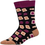 PEANUT BUTTER JELLY TIME Men’s Socks Socksmith Brand