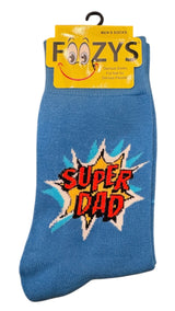 FOOZYS Brand Men’s FATHERS DAY Socks (Choose Style) - Novelty Socks And Slippers
