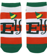 ELF THE MOVIE LADIES 5 Pair Of CHRISTMAS NO SHOW SOCKS SON OF A NUTCRACKER Bioworld Brand - Novelty Socks And Slippers