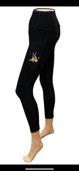 URBAN ATHLETICS Ladies GERMAN SHEPHERD High Rise Leggings With Pockets E&S Pets - Novelty Socks for Less