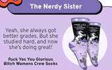 GROOVY THINGS Co. Brand FUCK YES YOU GLORIOUS BITCH 40 Oz. Stainless Steel Tumbler - Novelty Socks And Slippers