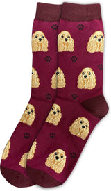 COCKER SPANIEL Dog Adult Unisex Socks By E&S Pets Choose Style