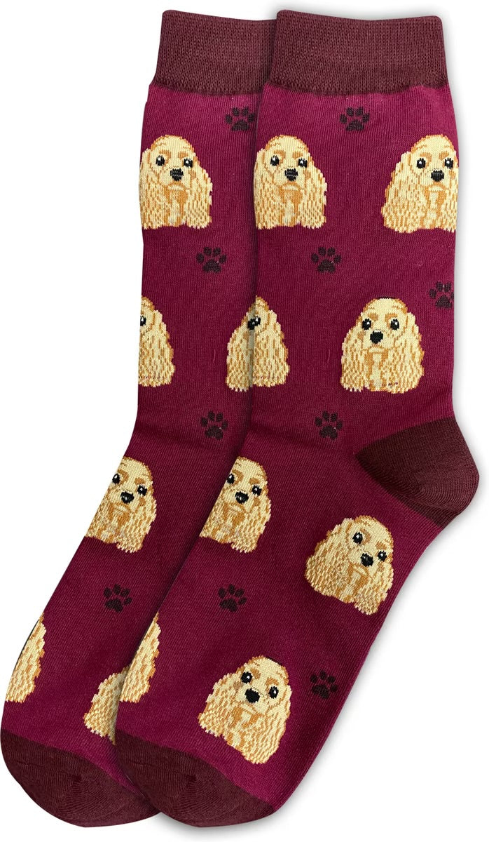 COCKER SPANIEL Dog Adult Unisex Socks By E&S Pets Choose Style