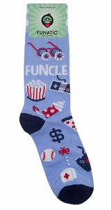 FUNATIC Brand Unisex FUNCLE Socks ‘FUN UNCLE’ - Novelty Socks And Slippers