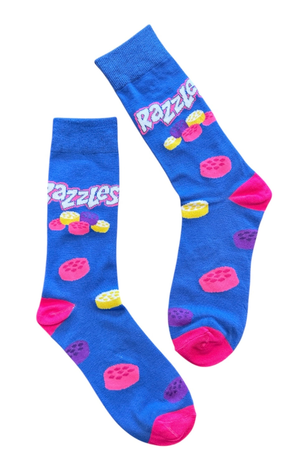 RAZZLES CANDY Men’s Socks Candy To Gum - Novelty Socks And Slippers