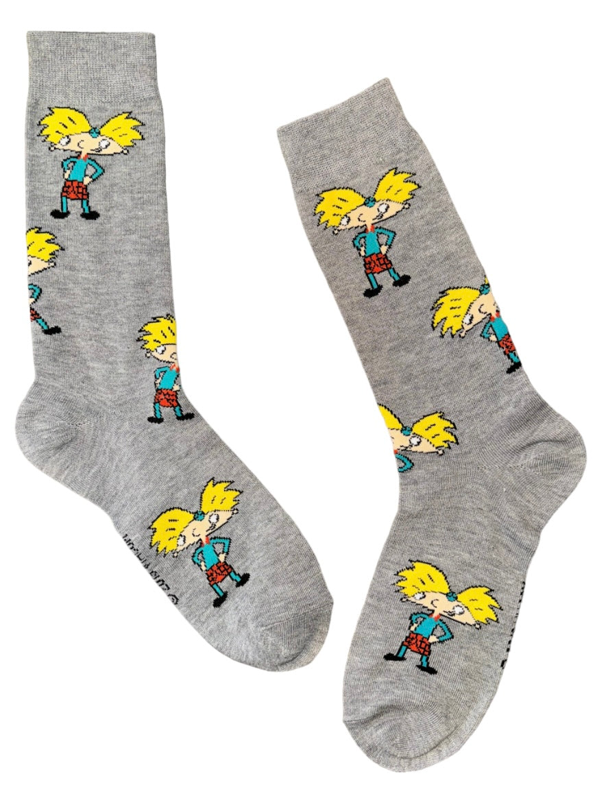 HEY ARNOLD Men’s Socks Nickelodeon - Novelty Socks And Slippers