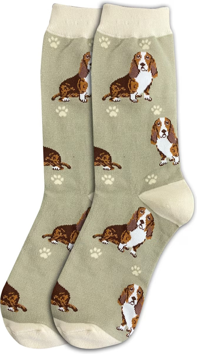 BASSET HOUND Dog Adult Unisex Socks By E&S Pets Choose Style