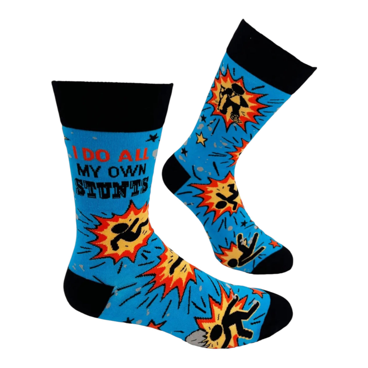 I DO ALL MY OWN STUNTS Men’s Socks Fabdaz Brand