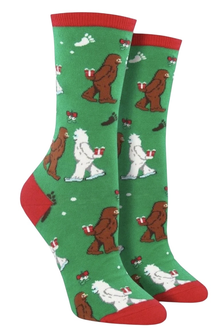 MYTHICAL KISSMAS Ladies Christmas Socks Socksmith Brand