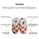 YORKIE Dog Ladies Non-Slip Slippers COMFIES BRAND By E&S Pets