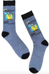 SPONGEBOB SQUAREPANTS Men's Socks Nickelodeon Choose From 40+ Styles