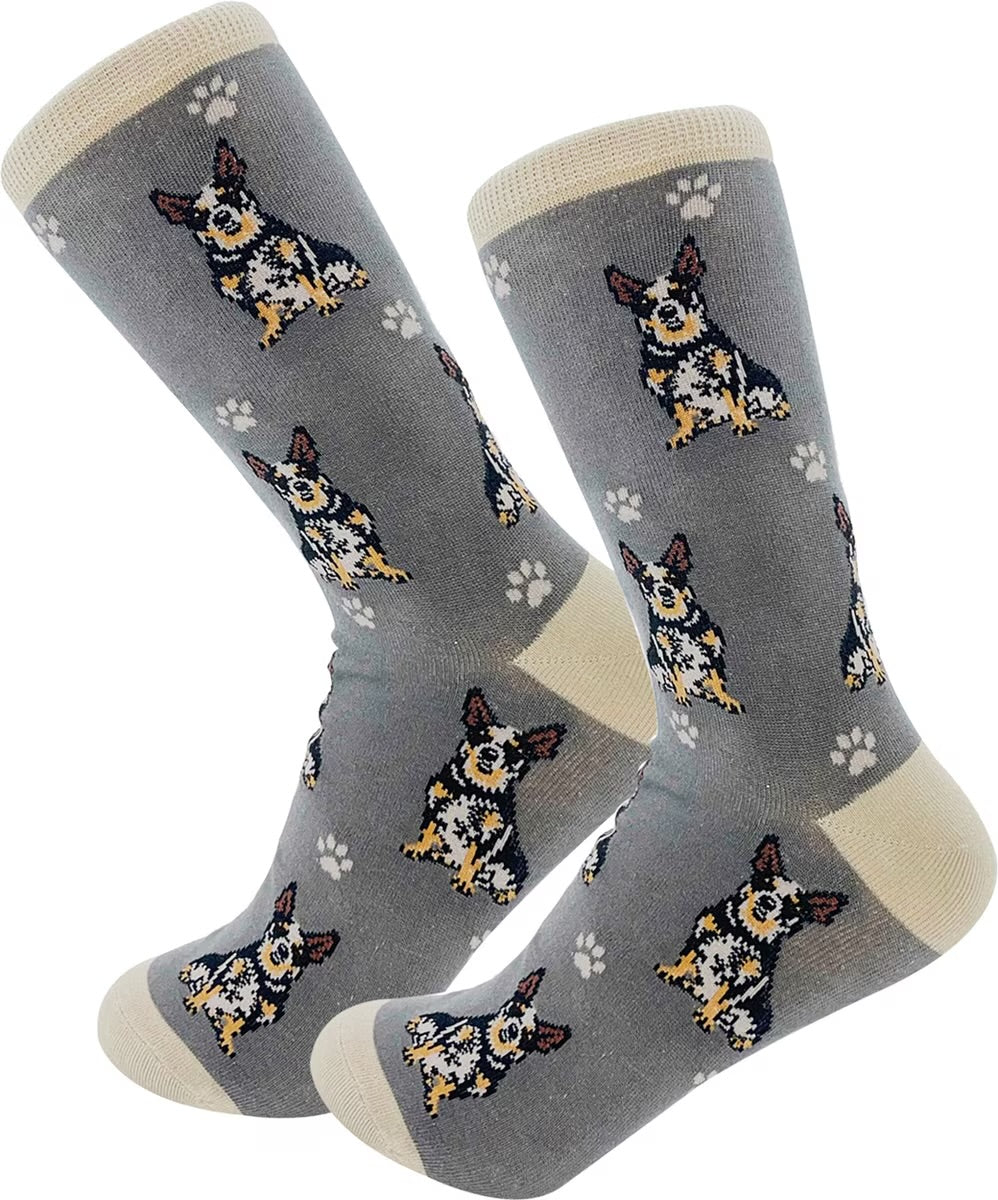 AUSTRALIAN CATTLE Dog Adult Unisex Socks By E&S Pets Choose Style