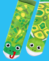 FROG & TURTLE Unisex Toddler Mismatched Gripper Bottom Socks PALS SOCKS Brand - Novelty Socks And Slippers