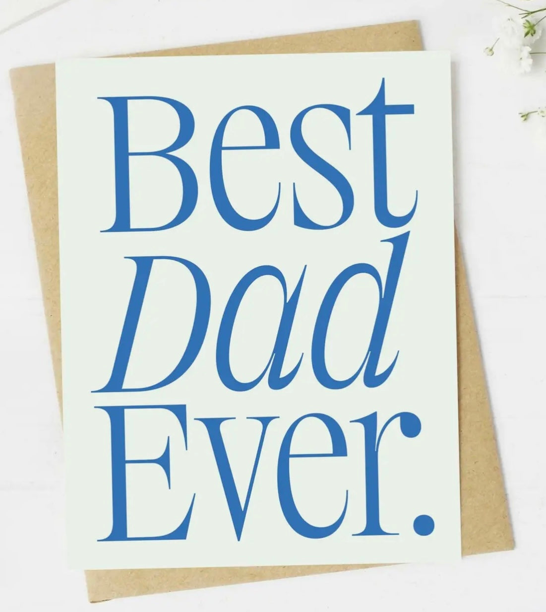 Father’s Day Greeting Card BEST DAD EVER *Made In The USA! - Novelty Socks And Slippers
