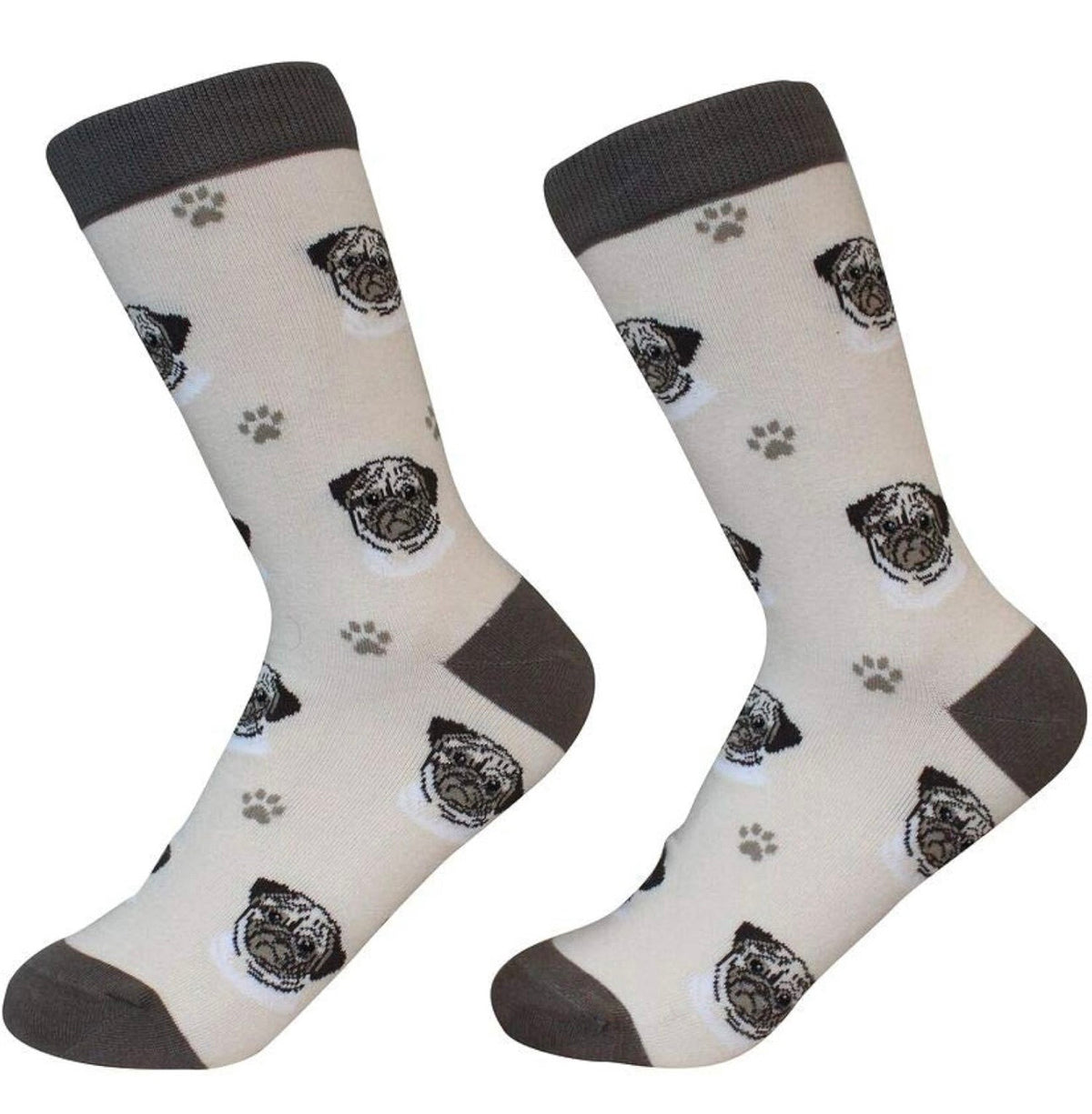 PUG DOG Adult Unisex Socks By E&S Pets Choose Style
