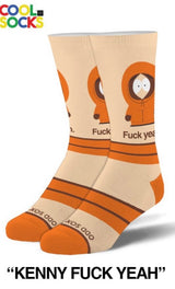 SOUTH PARK KENNY Unisex Socks FUCK YEAH Cool Socks Brand Large Feet - Novelty Socks And Slippers