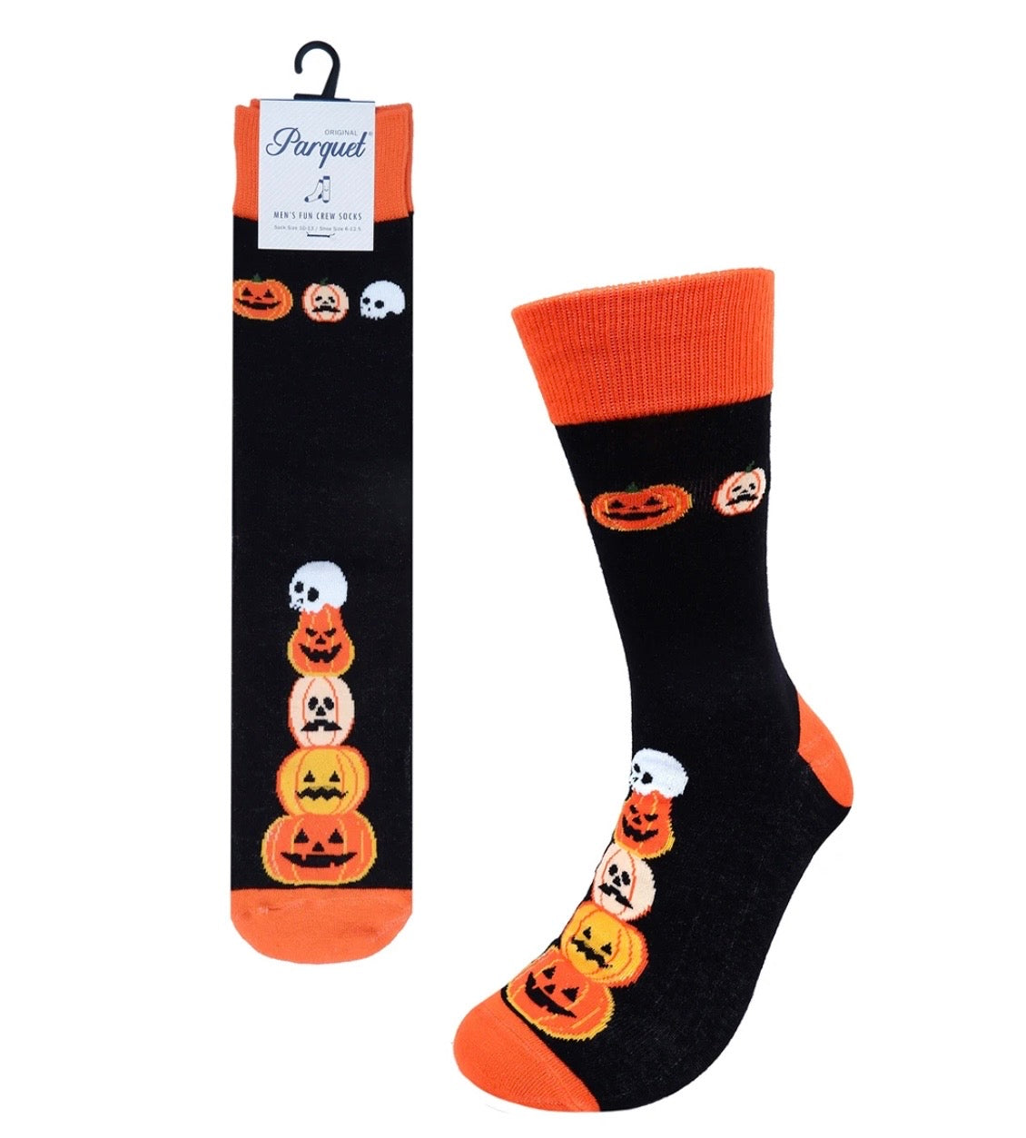 Halloween Men's Crew Socks Parquet Brand (CHOOSE FROM 15+ STYLES)