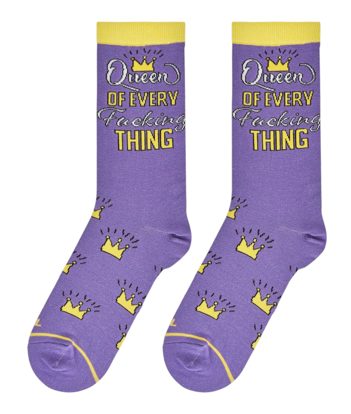 QUEEN OF EVERY FUCKING THING LADIES SOCKS COOL SOCKS BRAND