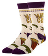 OOOH YEAH Brand Men’s MARDI GRAS Socks - Novelty Socks And Slippers