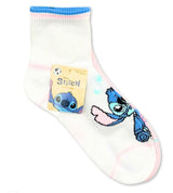 DISNEY STITCH Ladies 2 Pair Of Crew Socks STITCH & ANGEL