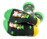 ST. PATRICKS DAY DOG Men’s Socks PARQUET Brand - Novelty Socks And Slippers