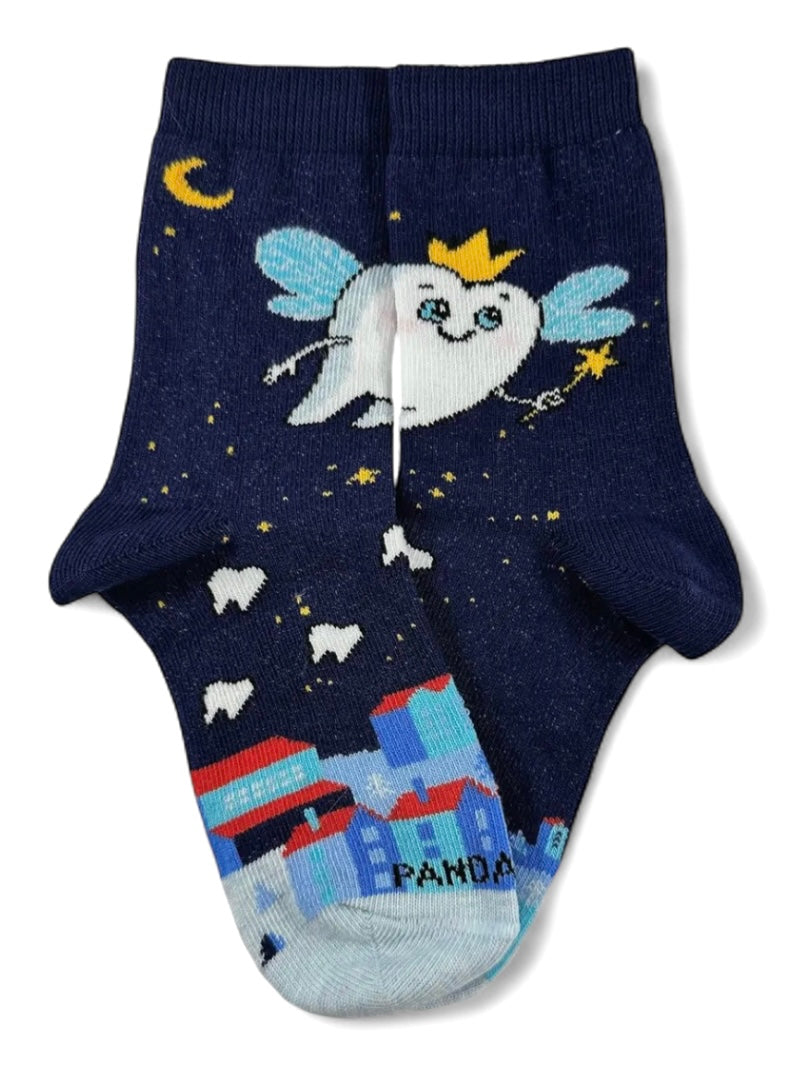 TOOTH FAIRY Unisex Kids Socks Age 3-5 Sock Panda Brand - Novelty Socks And Slippers