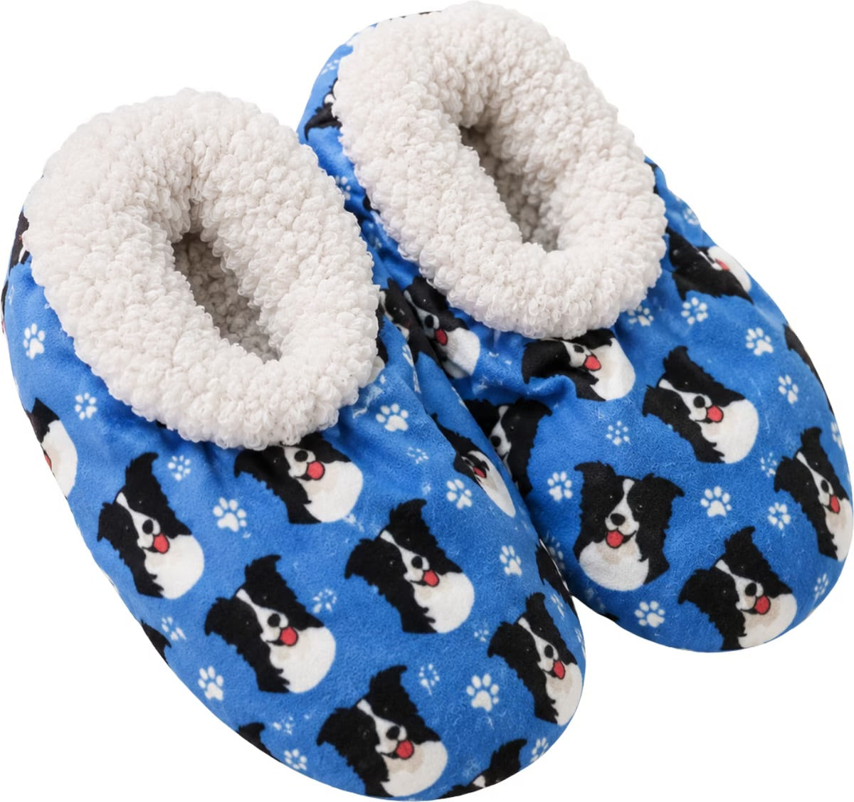 BORDER COLLIE Dog Ladies Non-Slip Slippers COMFIES BRAND By E&S Pets
