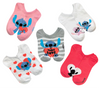 DISNEY LILO & STITCH Ladies VALENTINES DAY 5 Pair Of No Show Socks ‘TRUE LOVE’ - Novelty Socks And Slippers