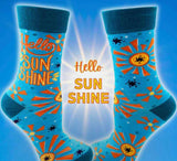 FABDAZ Brand Ladies HELLO SUNSHINE Socks - Novelty Socks And Slippers