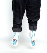 SQUID SOCKS Brand Unisex INFANT/TODDLER 3 Pair Of STAY ON Socks ‘CALEB COLLECTION’ - Novelty Socks And Slippers