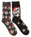 DISNEY THE NIGHTMARE BEFORE CHRISTMAS Men’s 2 Pair Of SANTA JACK Socks (Choose Style)