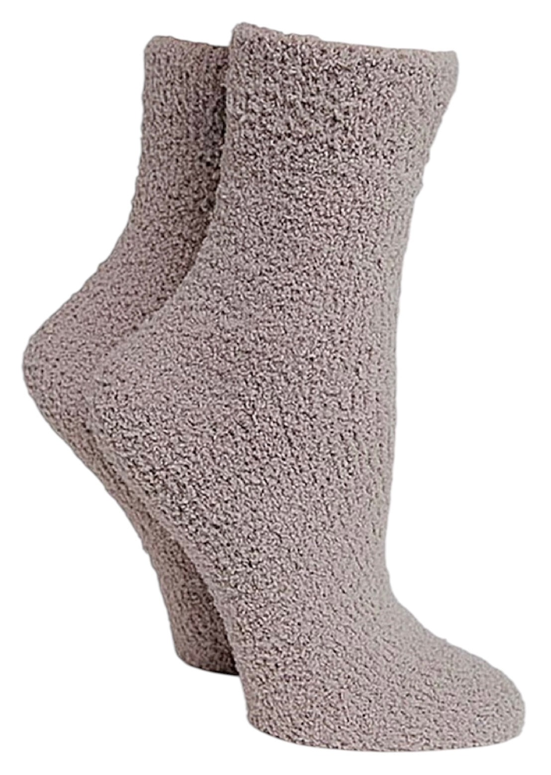 COZY PLUSH Ladies Crew Socks (CHOOSE COLOR) - Novelty Socks And Slippers