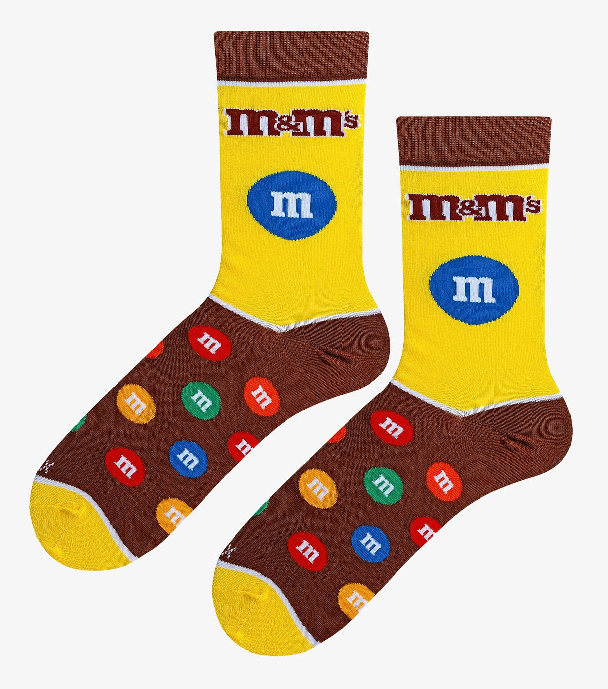 M&M’S Candy Unisex Socks COOL SOCKS Brand (CHOOSE SIZE) - Novelty Socks And Slippers