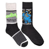 SESAME STREET Men’s 2 Pair Of COOKIE MONSTER Socks ‘ALL ABOUT THE COOKIE’