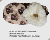CHOCOLATE LABRADOR Dog Ladies Non-Slip Slippers COMFIES BRAND By E&S Pets - Novelty Socks And Slippers