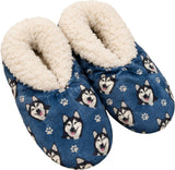 SIBERIAN HUSKY Dog Ladies Non-Slip Slippers COMFIES BRAND By E&S Pets