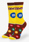 M&M’S Candy Unisex Socks COOL SOCKS Brand (CHOOSE SIZE) - Novelty Socks And Slippers