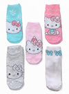 Sanrio Hello Kitty Ladies 5 Pair Of Christmas No Show Socks - Novelty Socks And Slippers