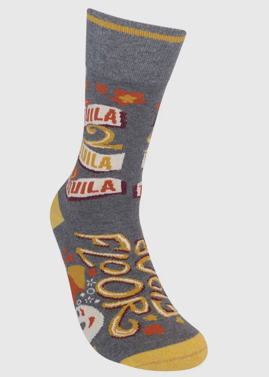FUNATIC Brand Unisex TEQUILA Socks '1 TEQUILA 2 TEQUILA 3 TEQUILA FLOOR' - Novelty Socks And Slippers