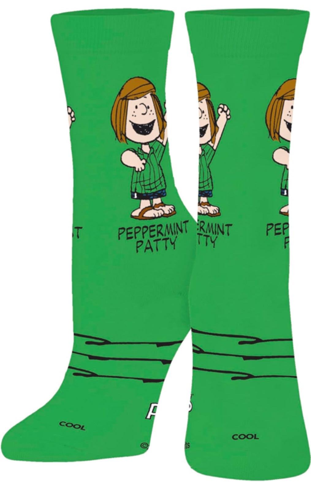 PEANUTS Unisex PEPPERMINT PATTY Socks COOL SOCKS Brand - Novelty Socks for Less