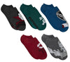 UNIVERSAL MONSTERS Ladies 5 Pair Of No Show Socks The Bride Of Frankenstein, Dracula - Novelty Socks And Slippers