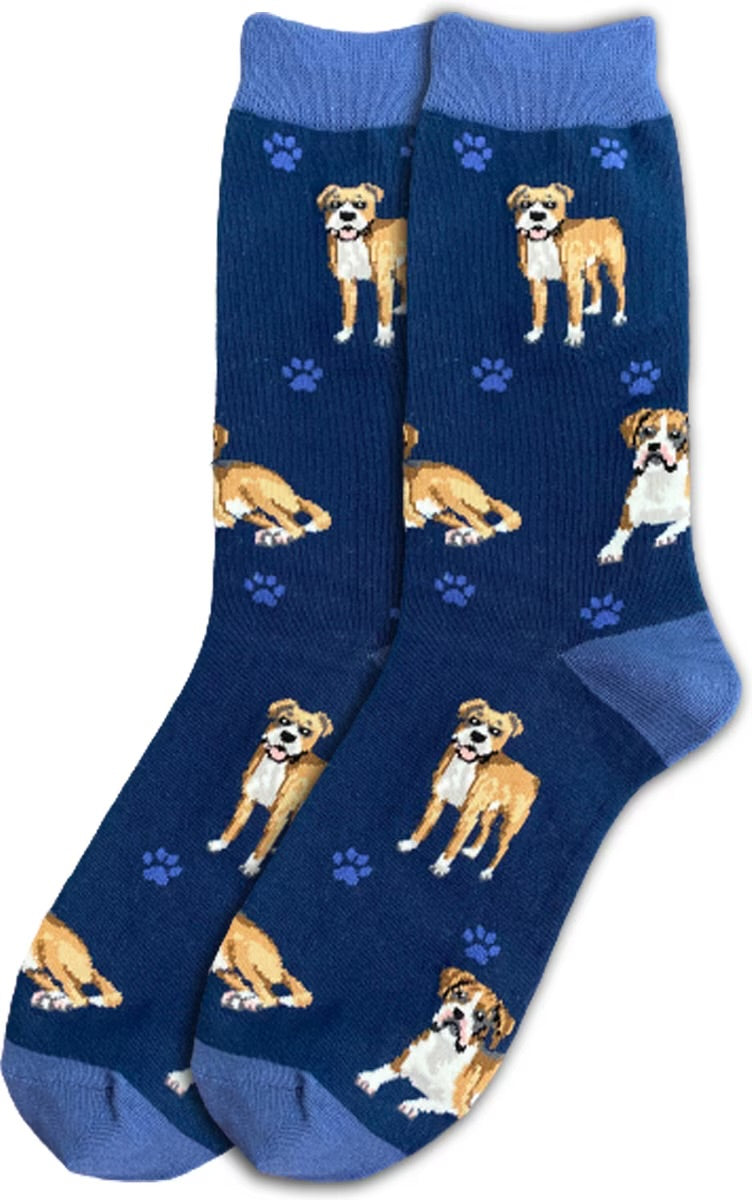 BOXER Dog Adult Unisex Socks By E&S Pets Choose Style