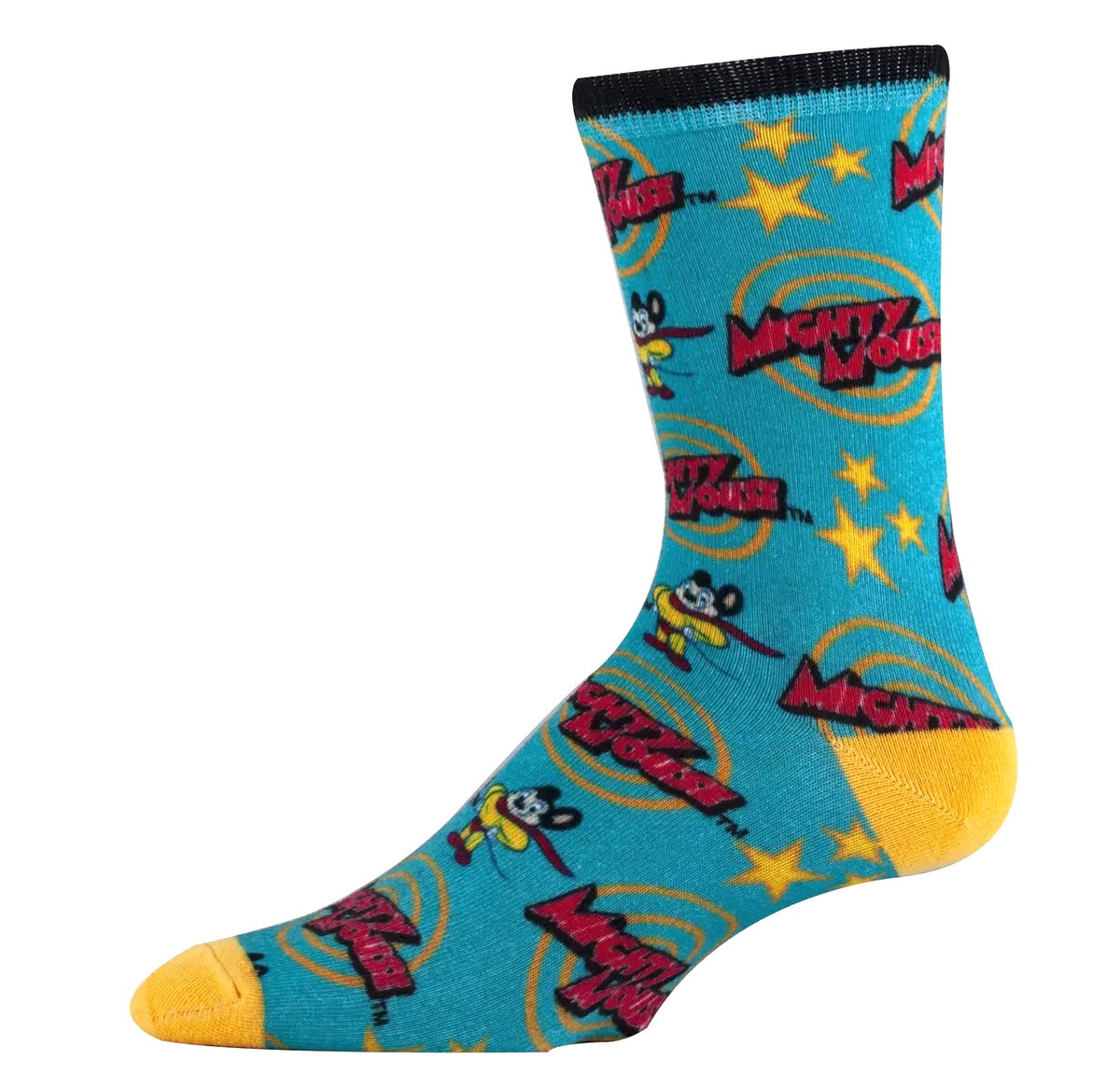 MIGHTY MOUSE Men’s ‘SAVE THE DAY’ Socks - Novelty Socks And Slippers