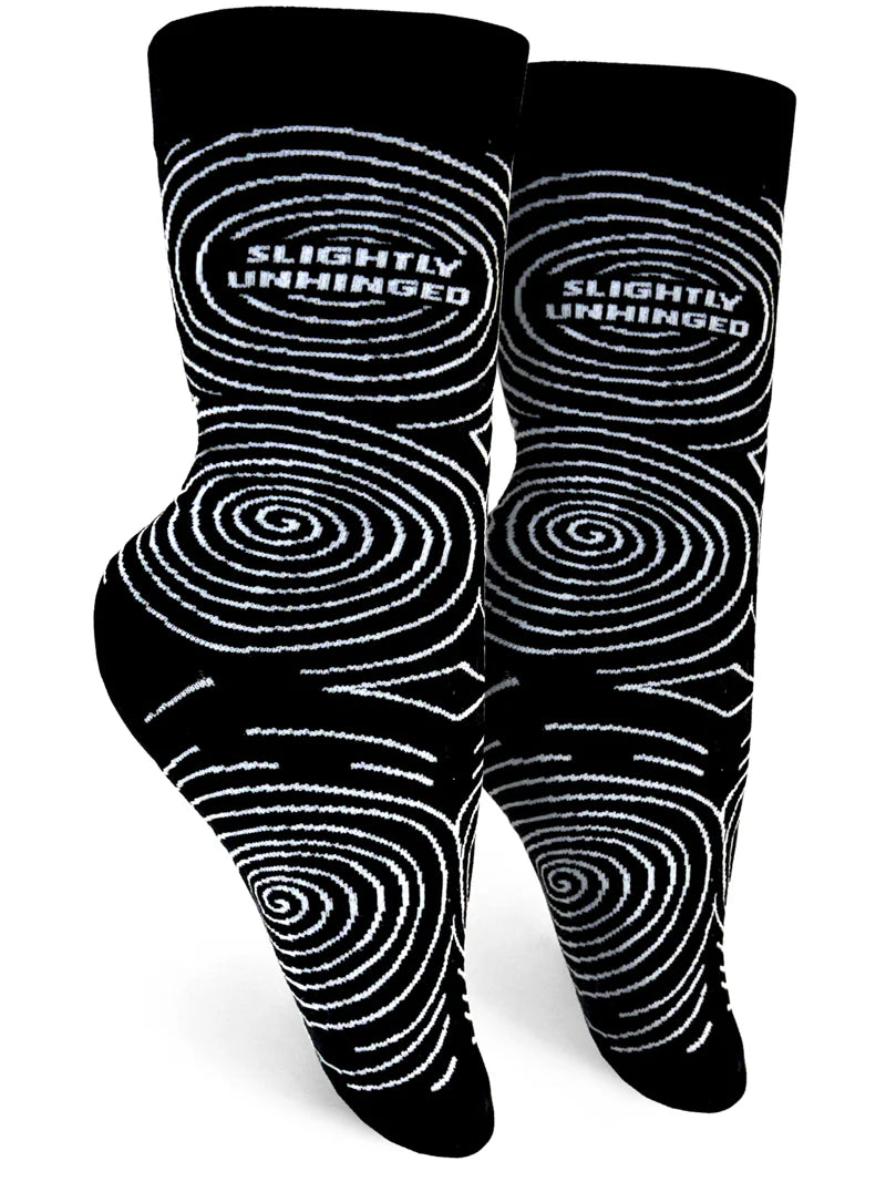 SLIGHTLY UNHINGED Ladies Socks GROOVY THINGS Brand - Novelty Socks And Slippers