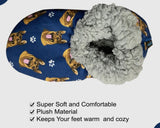 GERMAN SHEPHERD Dog Ladies Non-Slip Slippers COMFIES BRAND By E&S Pets - Novelty Socks And Slippers