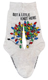 NATIONAL LAMPOONS CHRISTMAS VACATION Men’s Socks ‘GOT A LITTLE KNOT HERE’ - Novelty Socks And Slippers