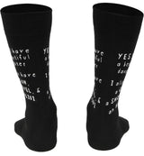 WHAT’D YOU SAY? SOX Brand Unisex ‘YES I HAVE A BEAUTIFUL DAUGHTER’ I ALSO HAVE A GUN, SHOVEL & ALIBISocks - Novelty Socks for Less