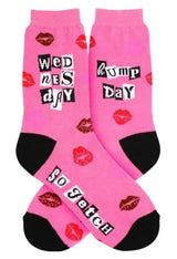 FOOT TRAFFIC Brand Ladies WEDNESDAY’S Socks ‘HUMP DAY’ ‘SO FETCH’ - Novelty Socks And Slippers