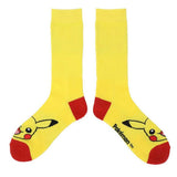 POKEMON Men’s PIKACHU Socks PIKA! PIKA! BIOWORLD Brand - Novelty Socks And Slippers